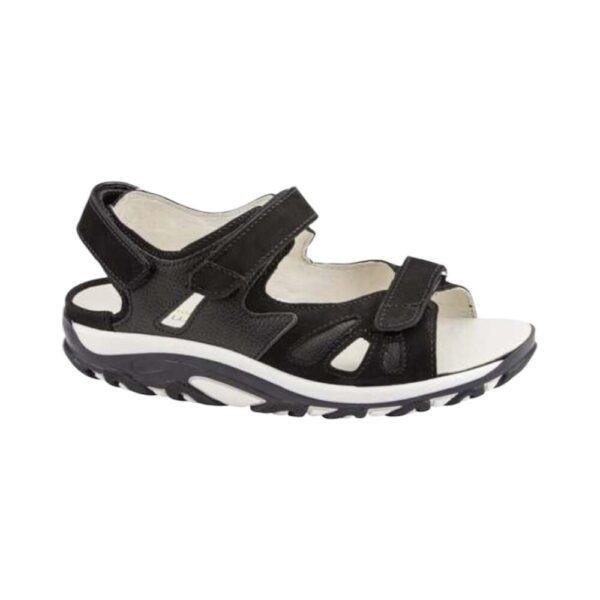 Waldläufer - svart sandal
