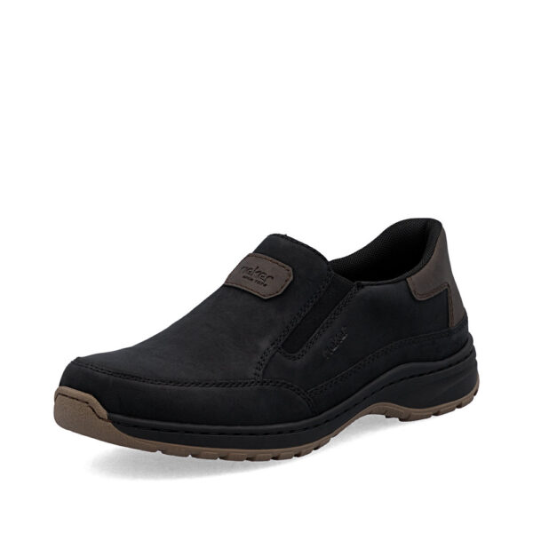 Rieker - svart slip-on