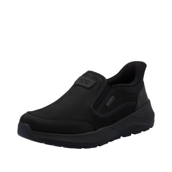Rieker - svart slip-ins