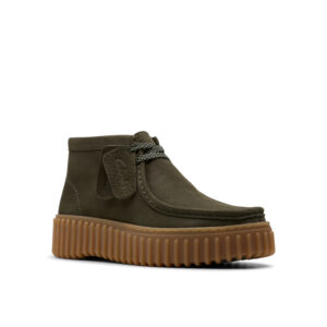 Clarks - grön känga