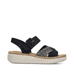 Rieker - svart sandal