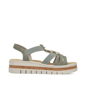 Rieker - ljusgrön sandal