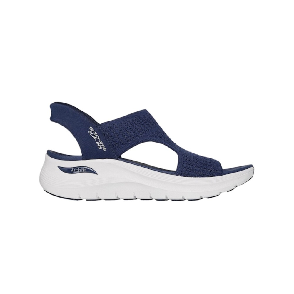 Skechers – blå slip-ins sandal